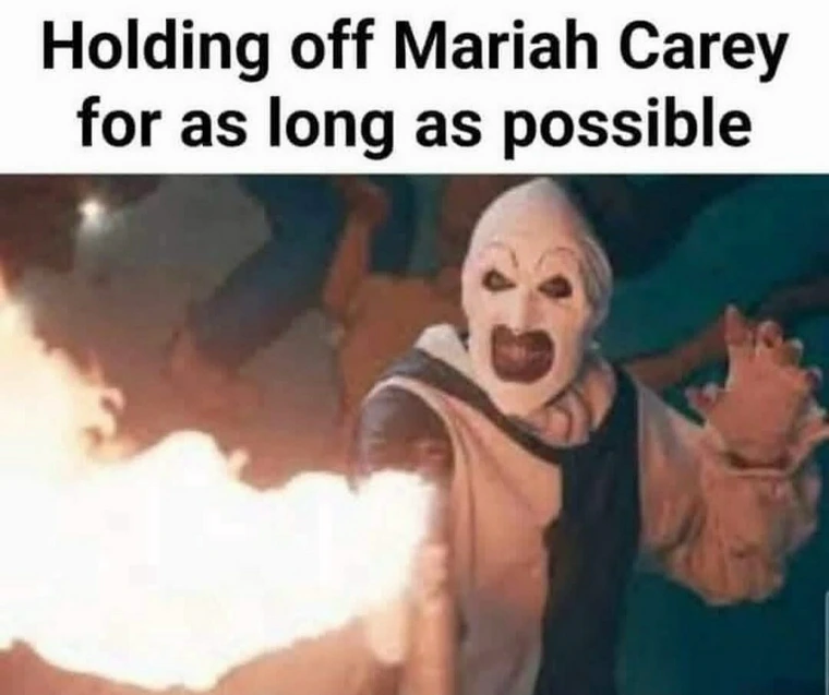 hodling off mariah carrey