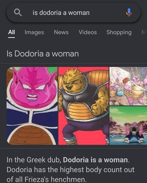 25 Dragon Ball Z Memes That Go Super Saiyan on Humor 10 is dodoria a woman