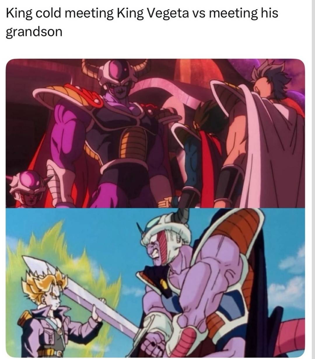 25 Dragon Ball Z Memes That Go Super Saiyan on Humor 12 king kold meeting vegeta