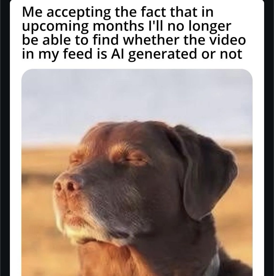 me accepting the fact