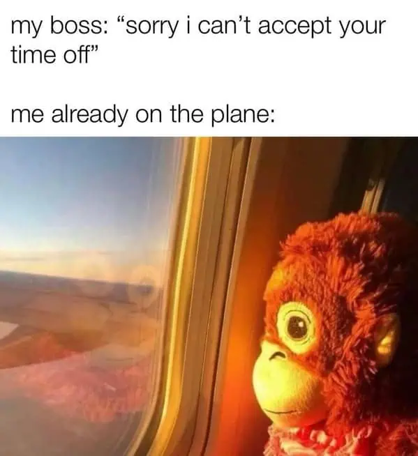 me already on plane
