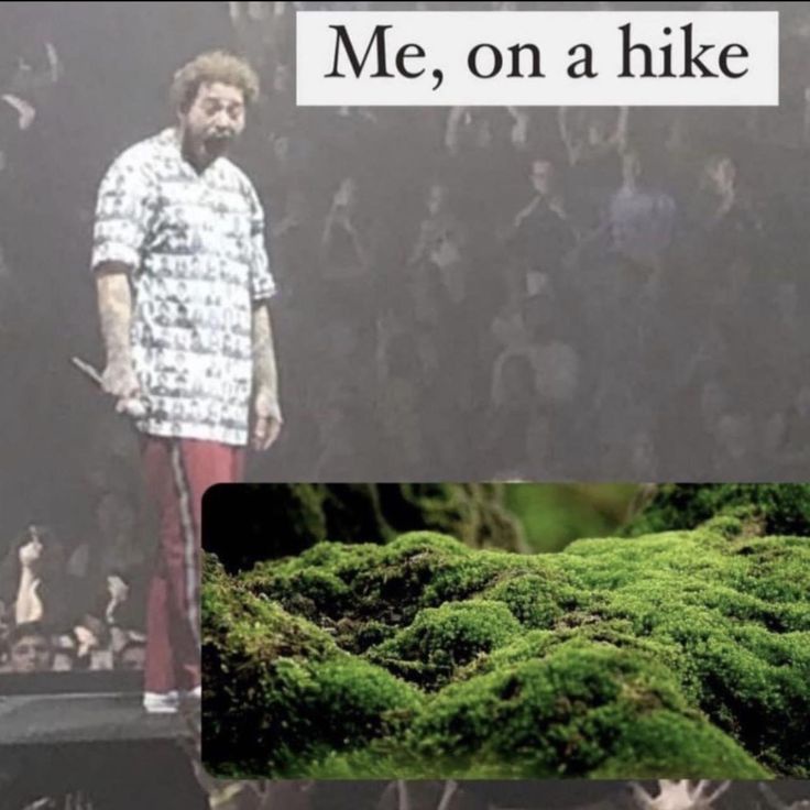 me on a hike