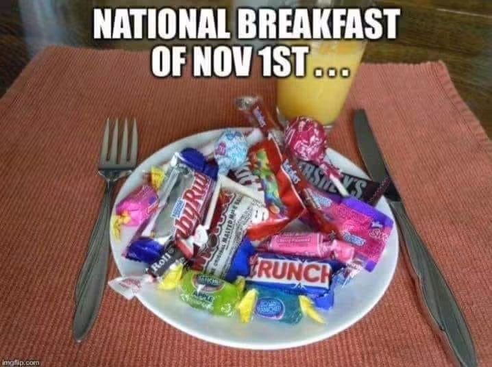 45 Hilarious Halloween Memes Possessed by Pure Nonsense 33 national berakfast of nov1