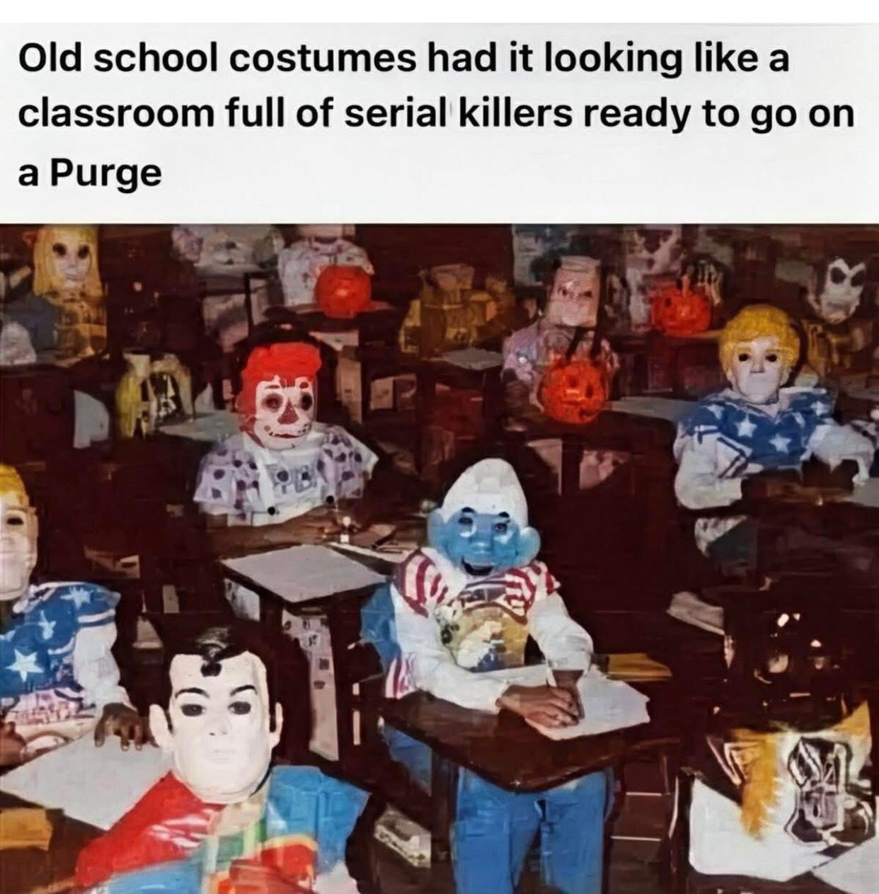old school costumes
