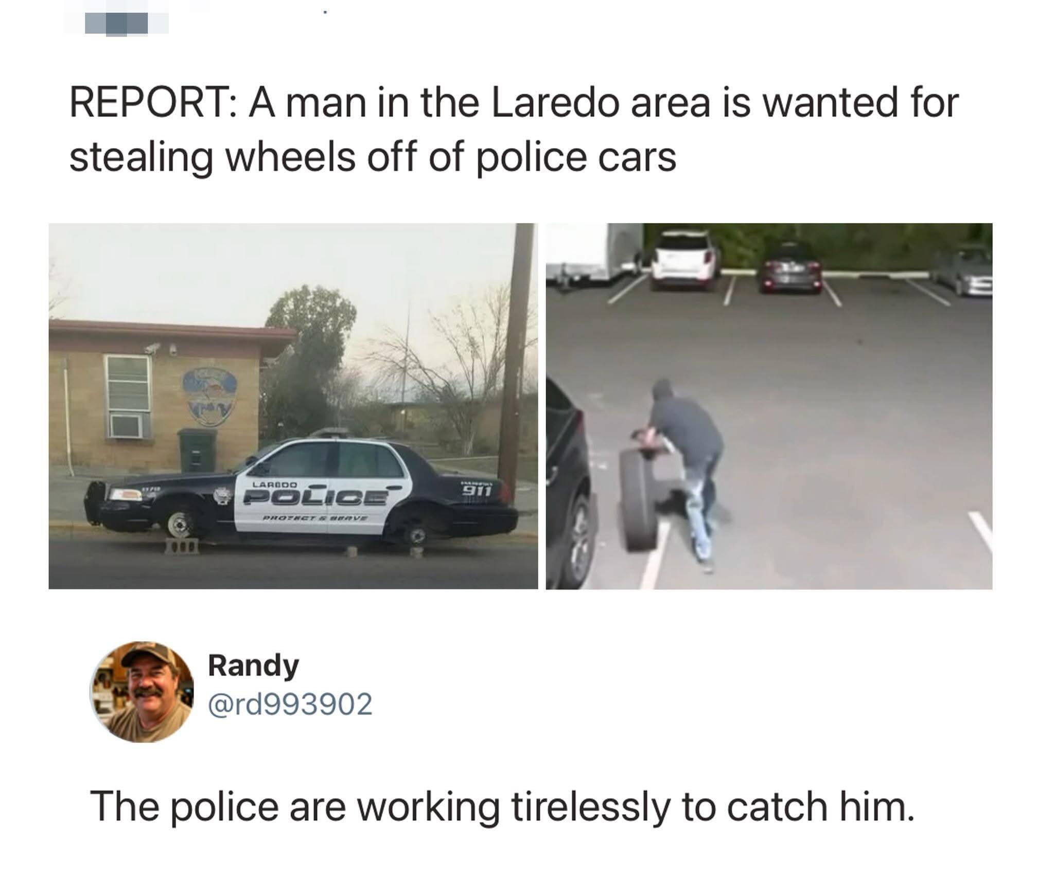 40 Men's Humor That Celebrate the Male Mind 42 police are tire