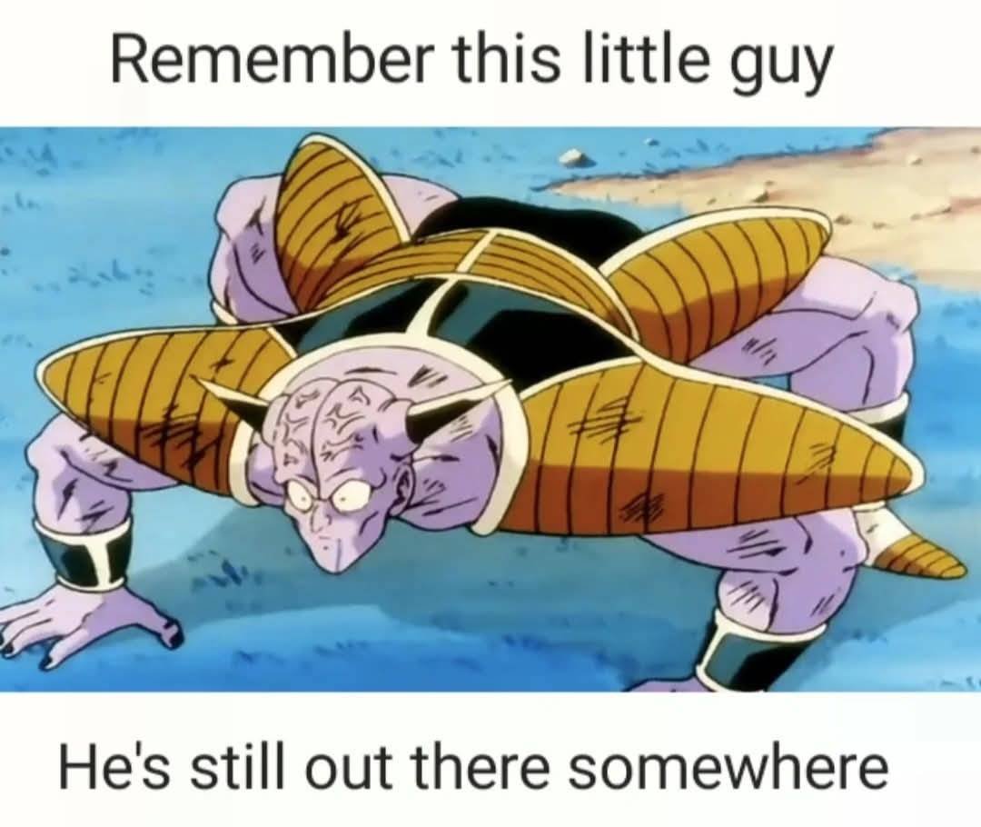 25 Dragon Ball Z Memes That Go Super Saiyan on Humor 17 remember this little guy