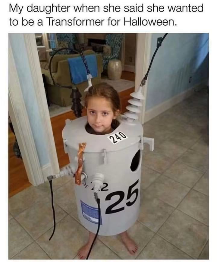 45 Hilarious Halloween Memes Possessed by Pure Nonsense 37 wanted to be a transformer