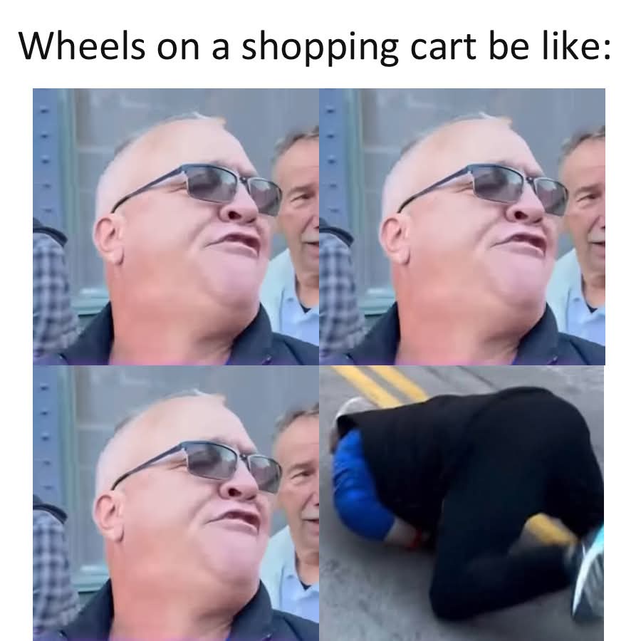20 Memes That Are Half Art, Half Chaos, All Confusion 19 whels on shopping kart