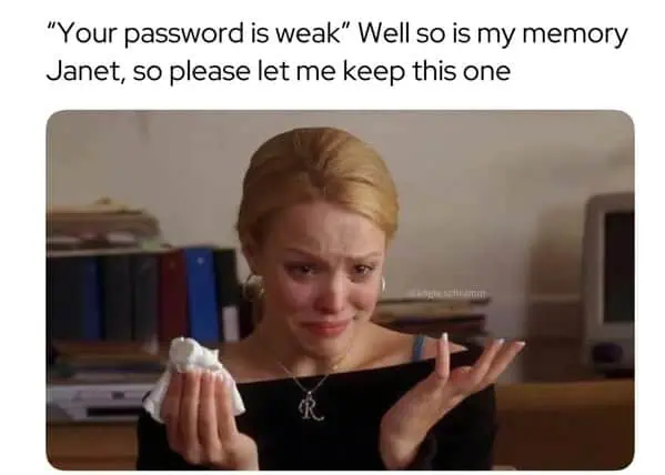 ypur password is peak