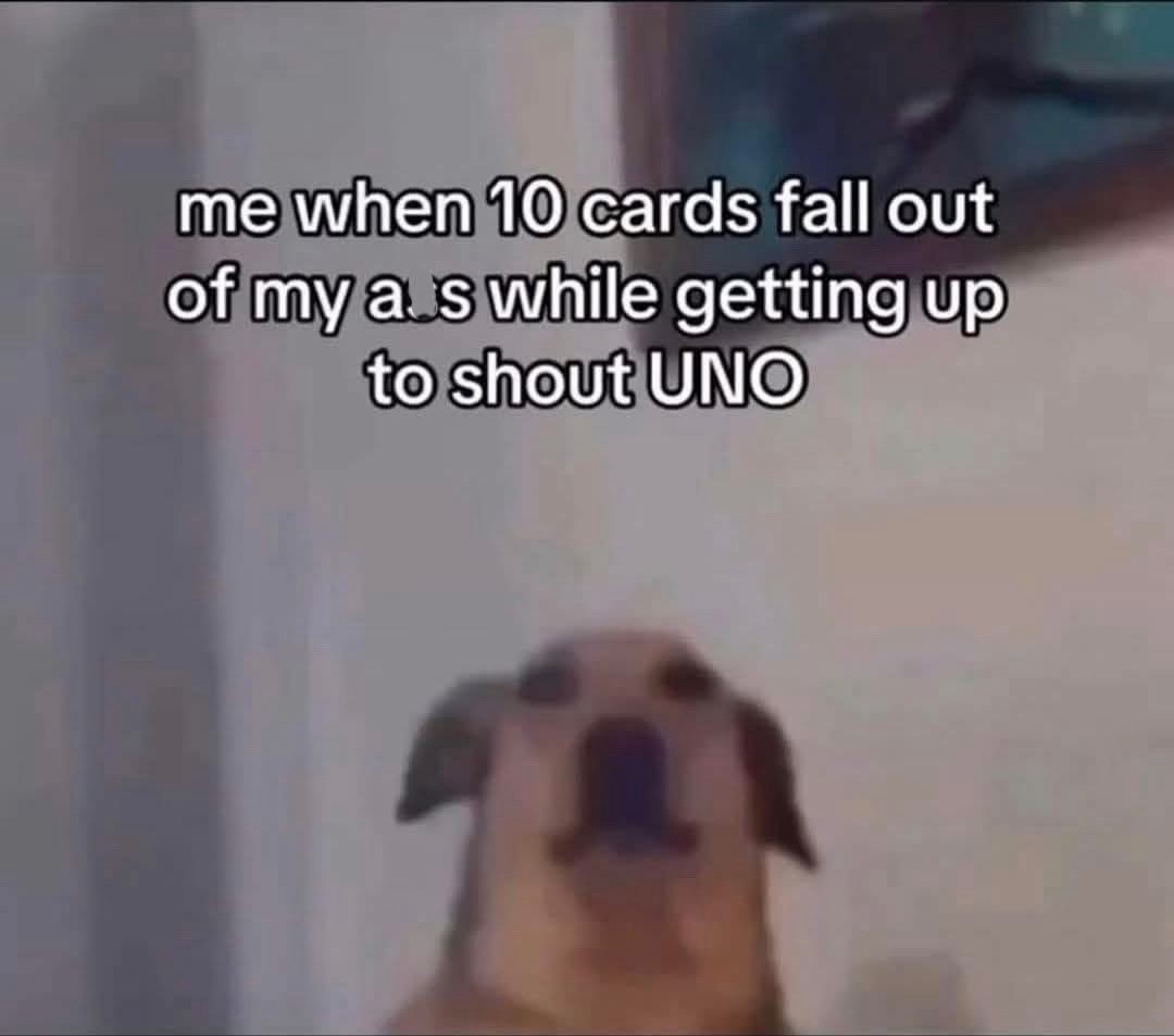 10 cards fall out