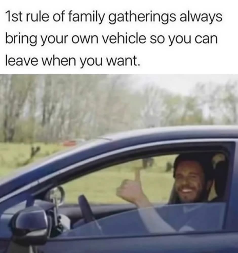 1st rule f family gathering