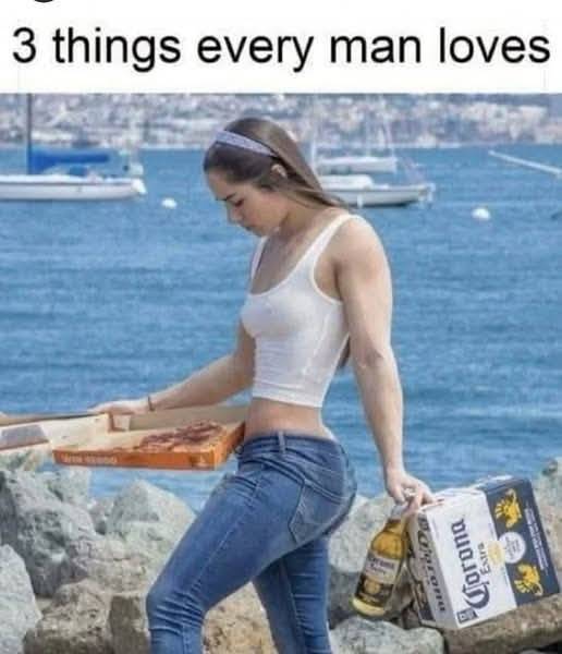 3 things every man loves