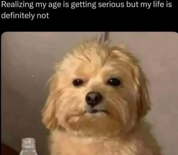 Age is getting serious