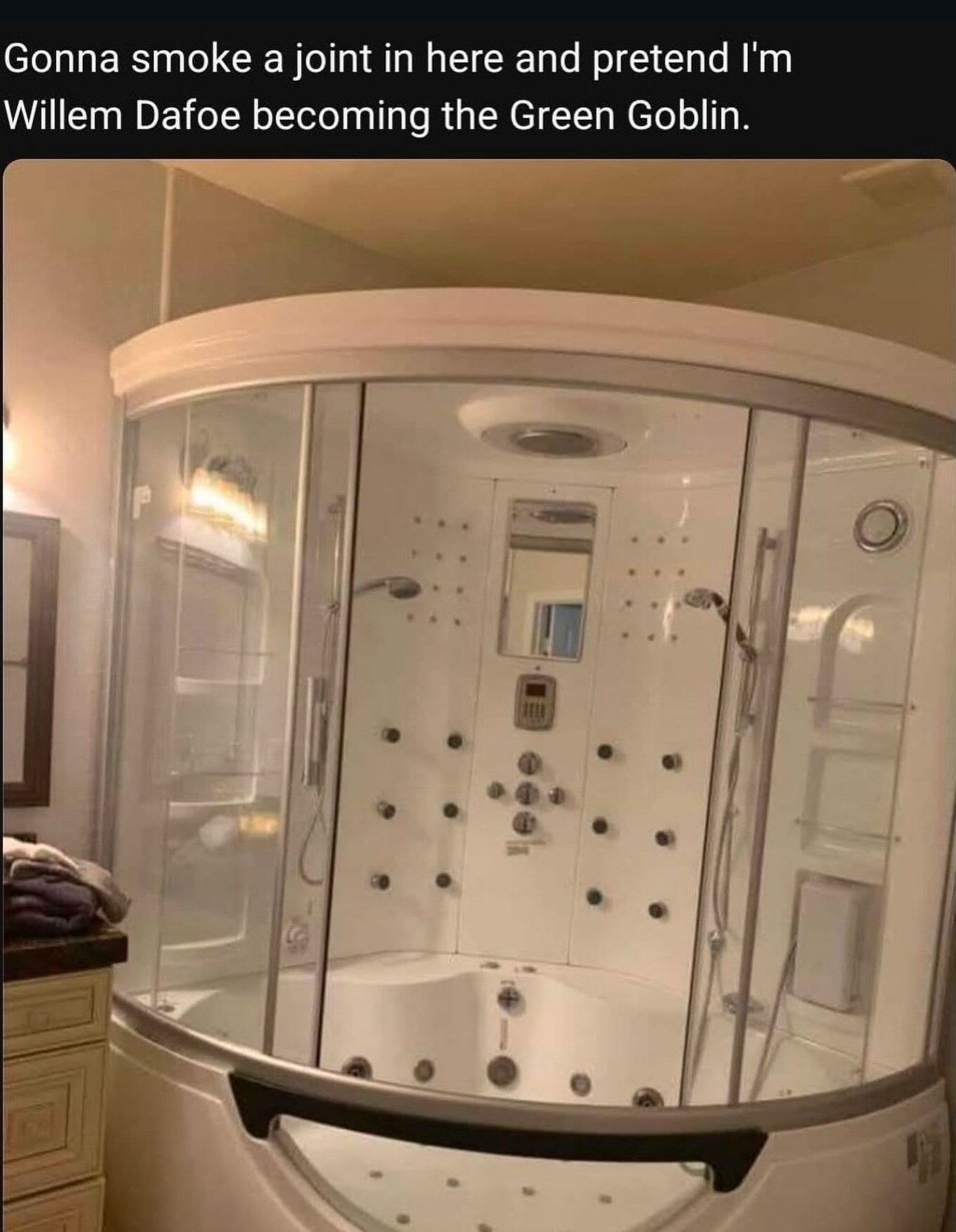 Becoming the green goblin