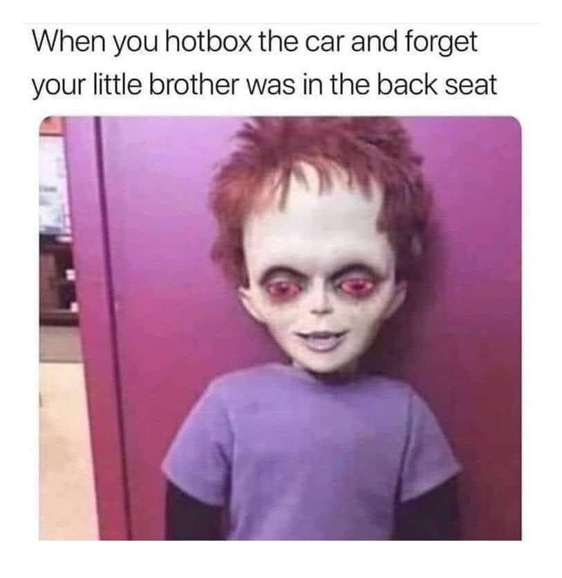 Brother in car