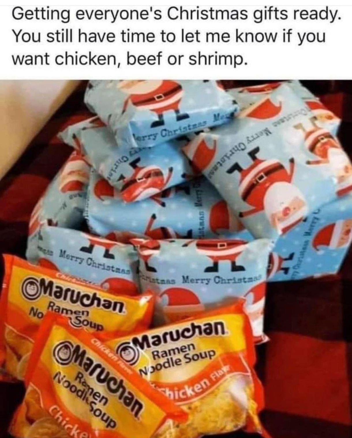 Christmas gift ready