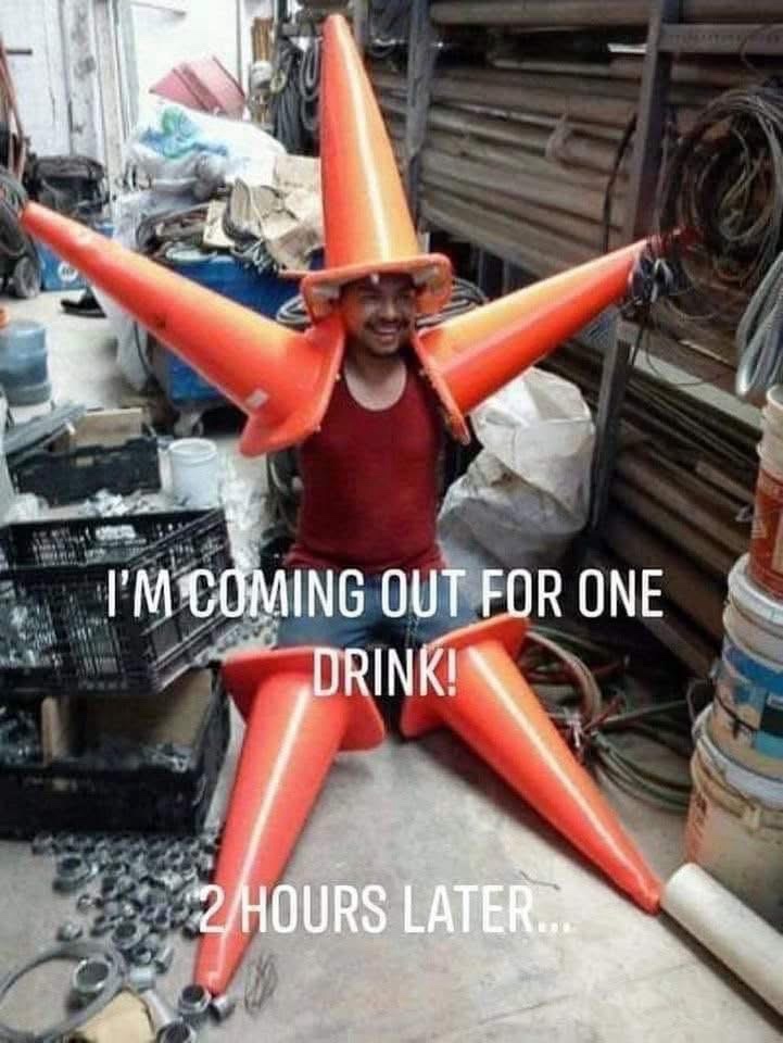 Coming out for one drink