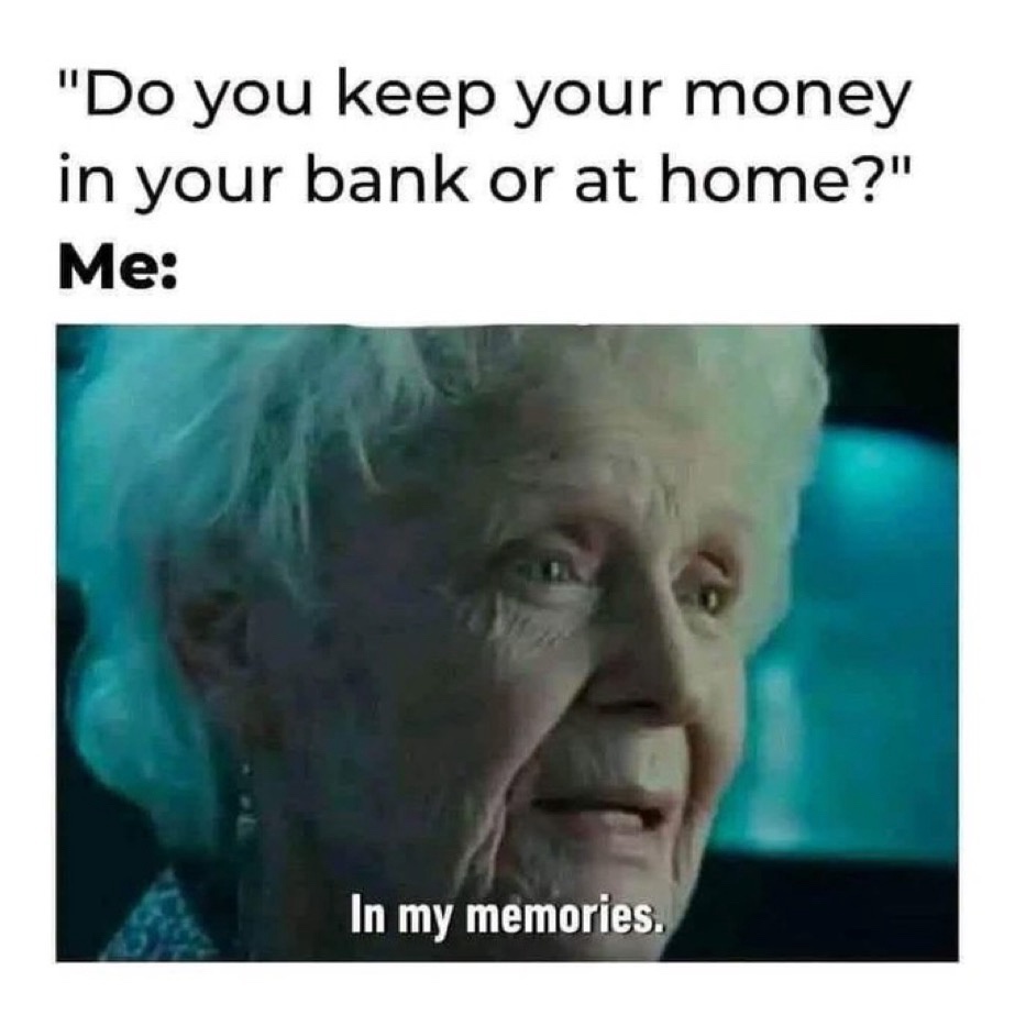 Do you keep your money