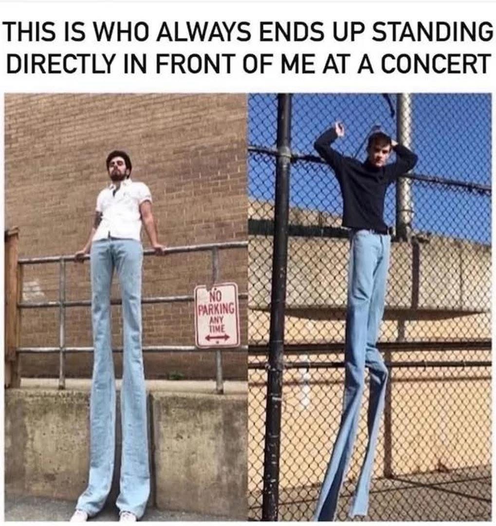 Ends up standing