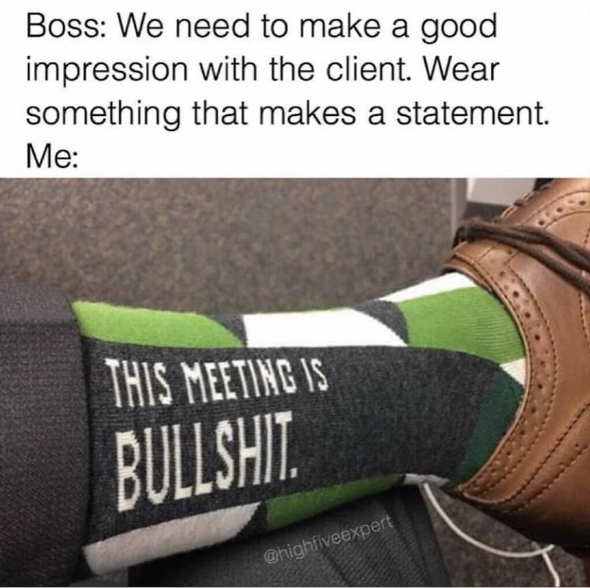 Good impression with client