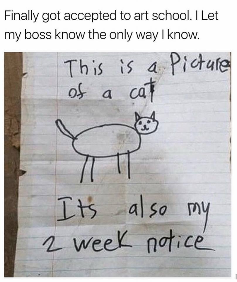 Got accepted in art school