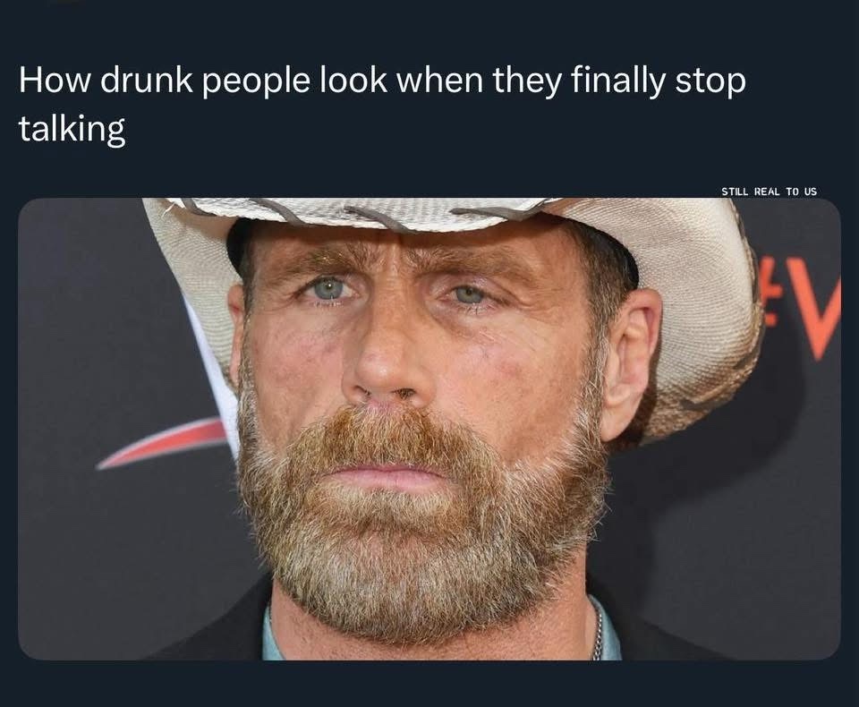 How drunk people look