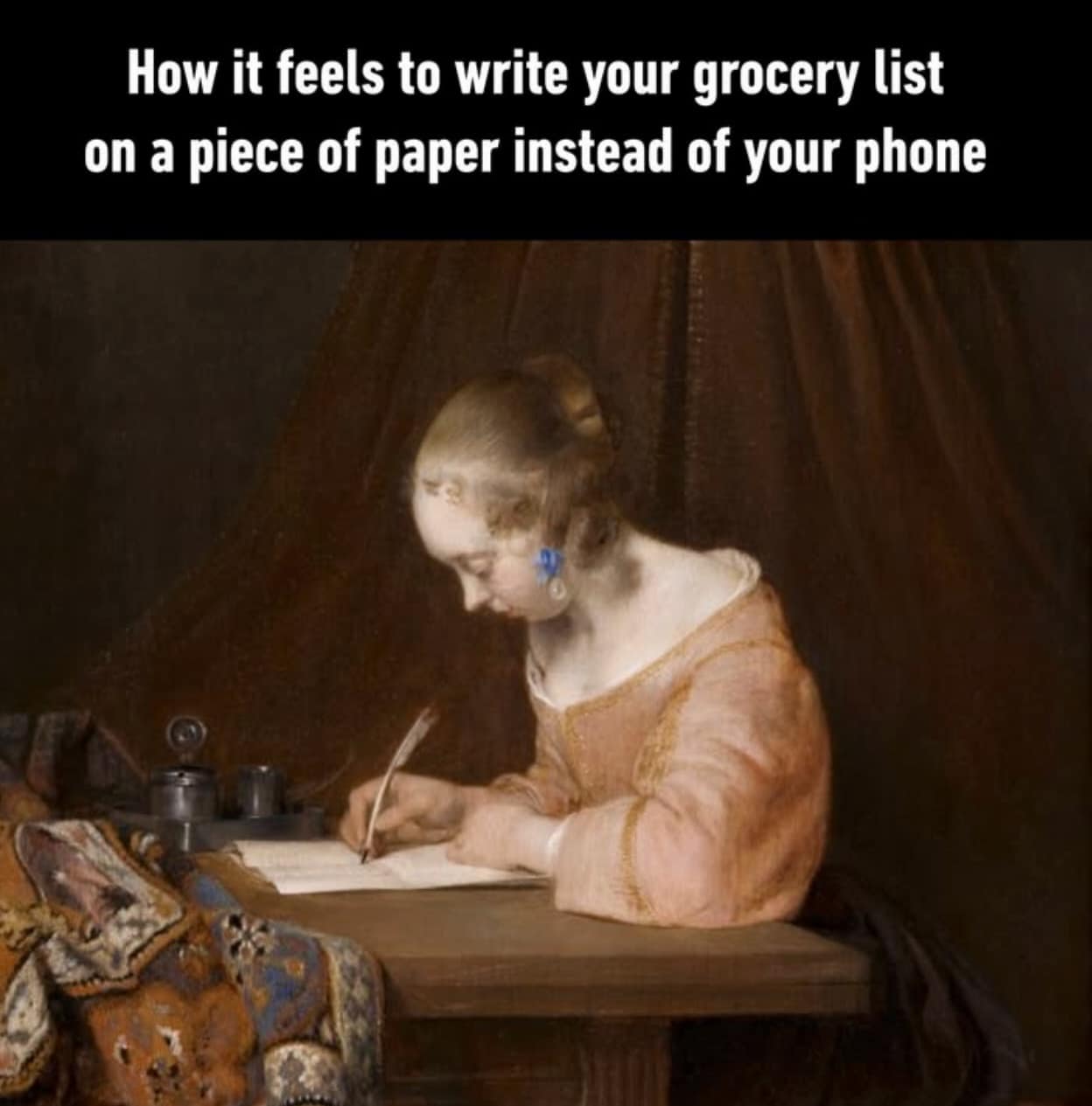 How it feels to write