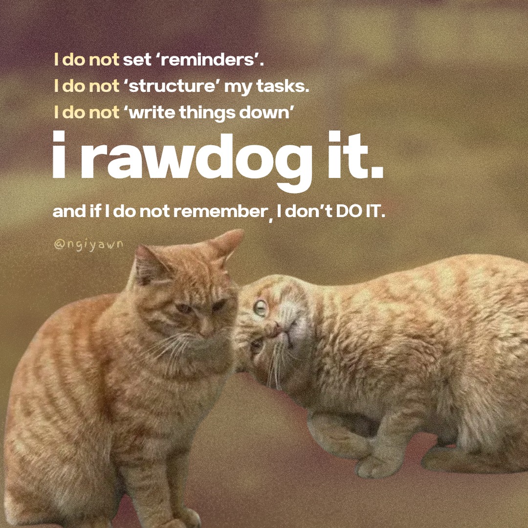 I do not set reminders