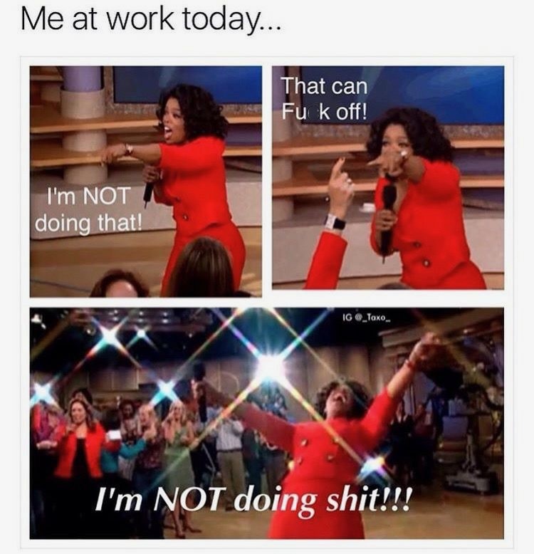 Me at work today