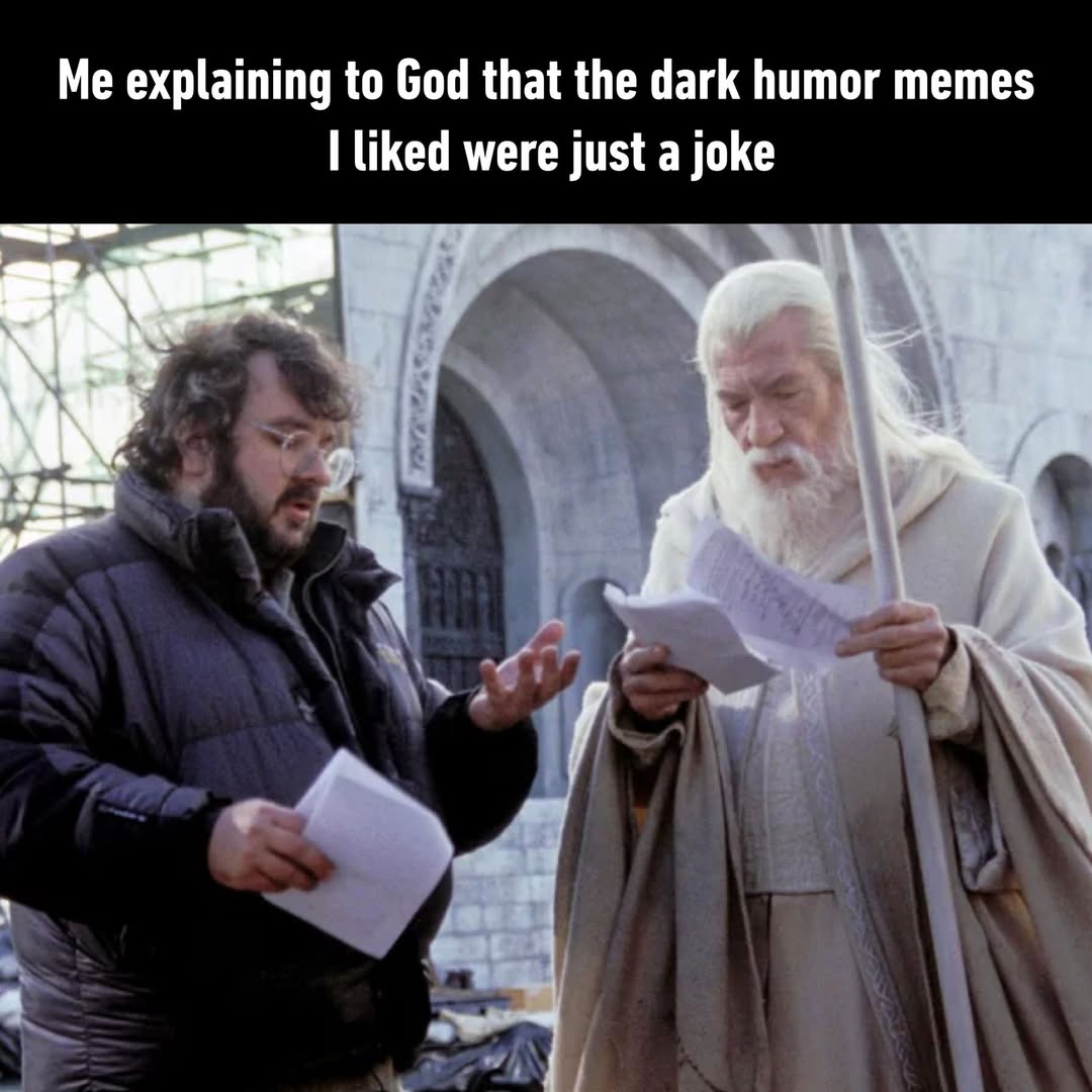 30 Dark Memes to Make You Wonder, “Should I Be Laughing?” 29 Me explaining to god