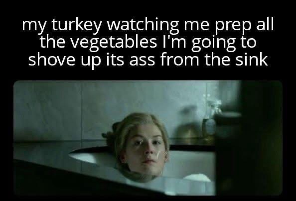My turkey watching me