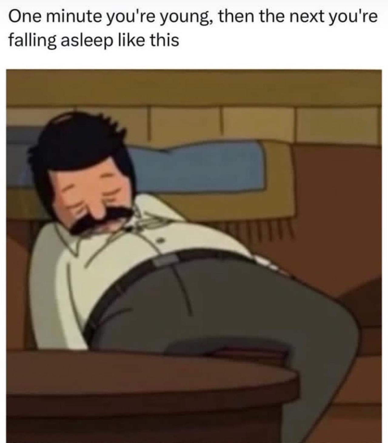 One minute your young