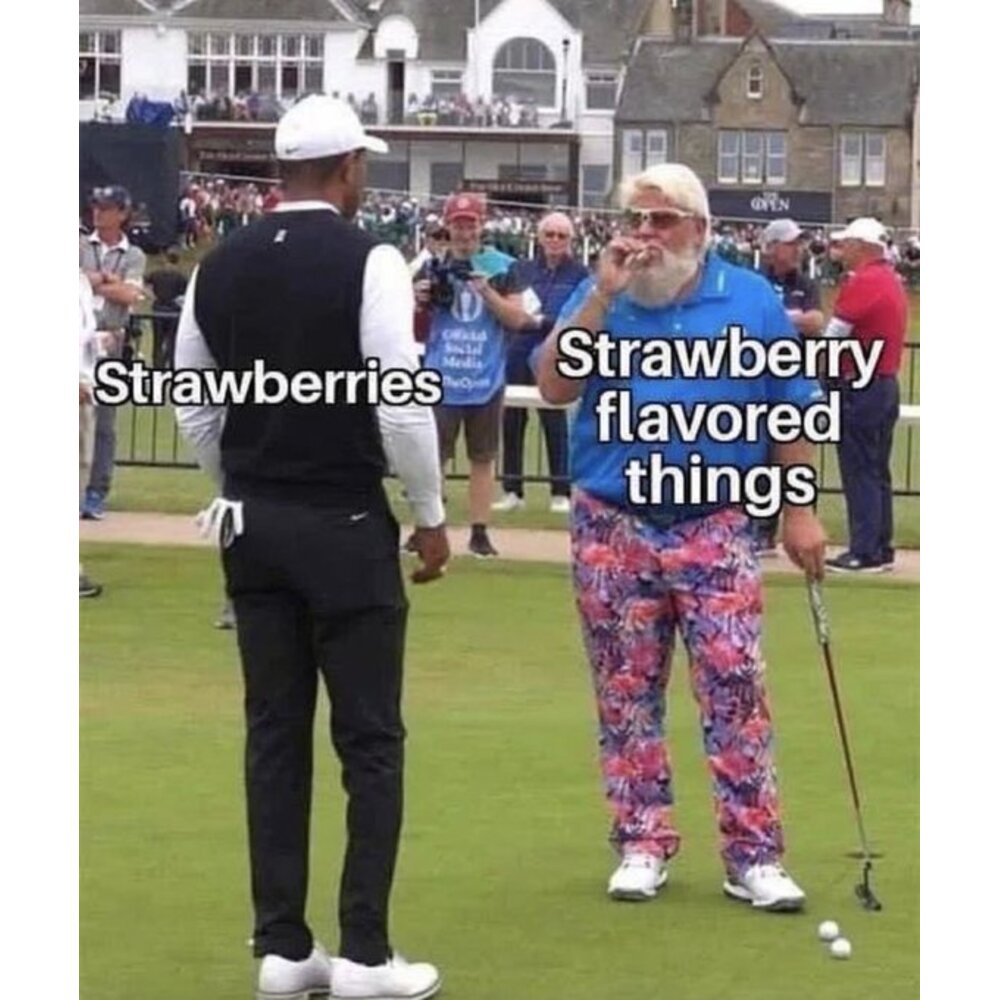 Strawberry flavored things