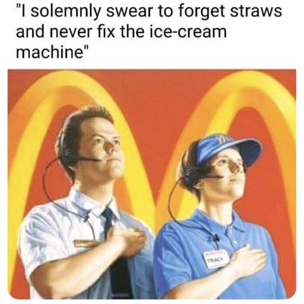 Swear to forget straws