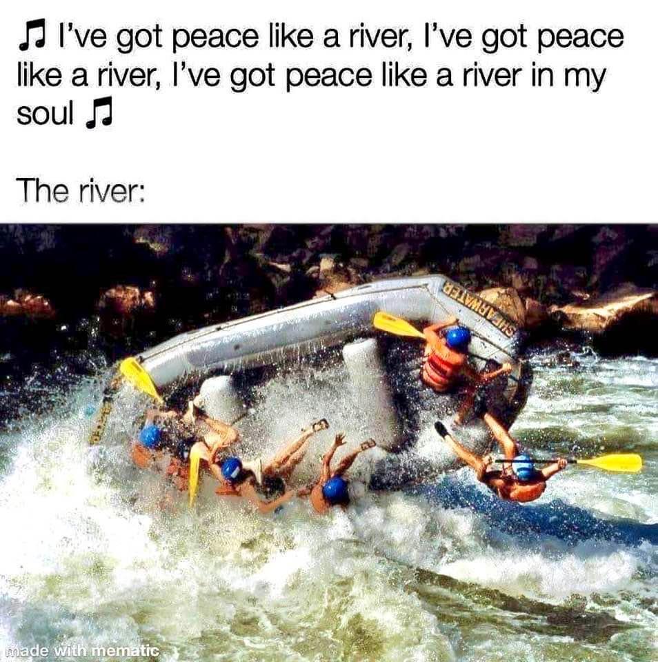The river