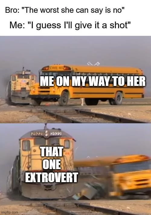 30 Memes That Show What Happens When An Extrovert Meets An Introvert 31 The worst she can say