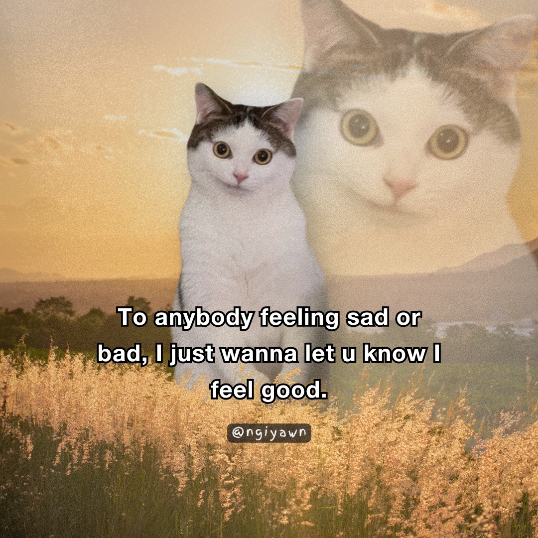 To anybody feeling sad