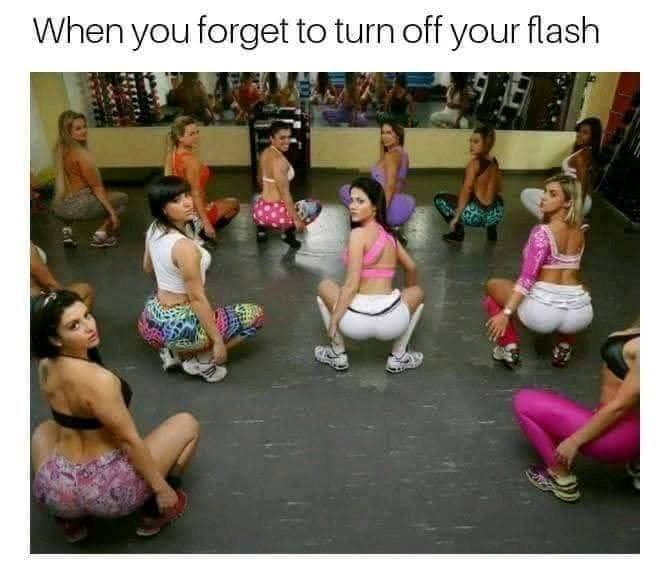 Tur off your flash