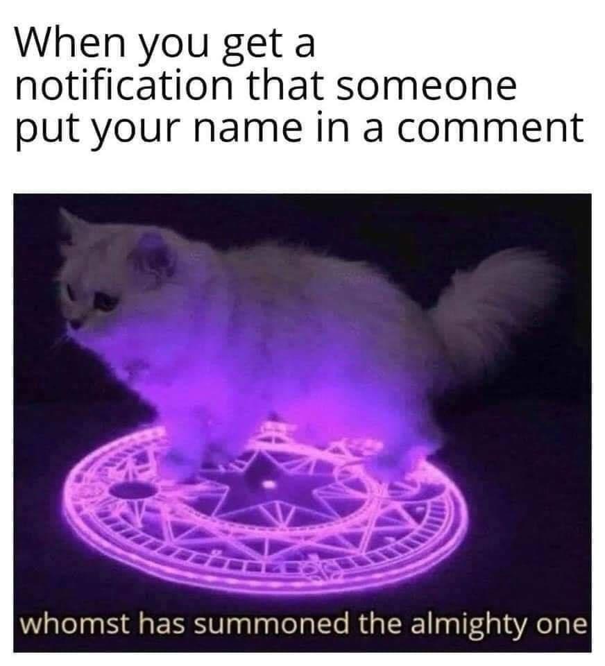 WHen you get a notification