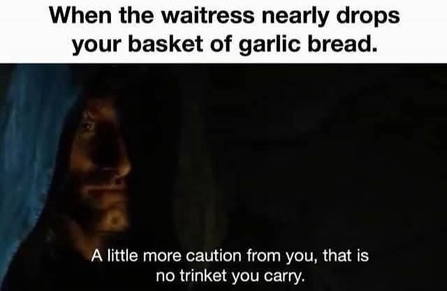 25 Memes That Are Too Funny to Handle, Too Random to Explain 26 Waitress nearly drops
