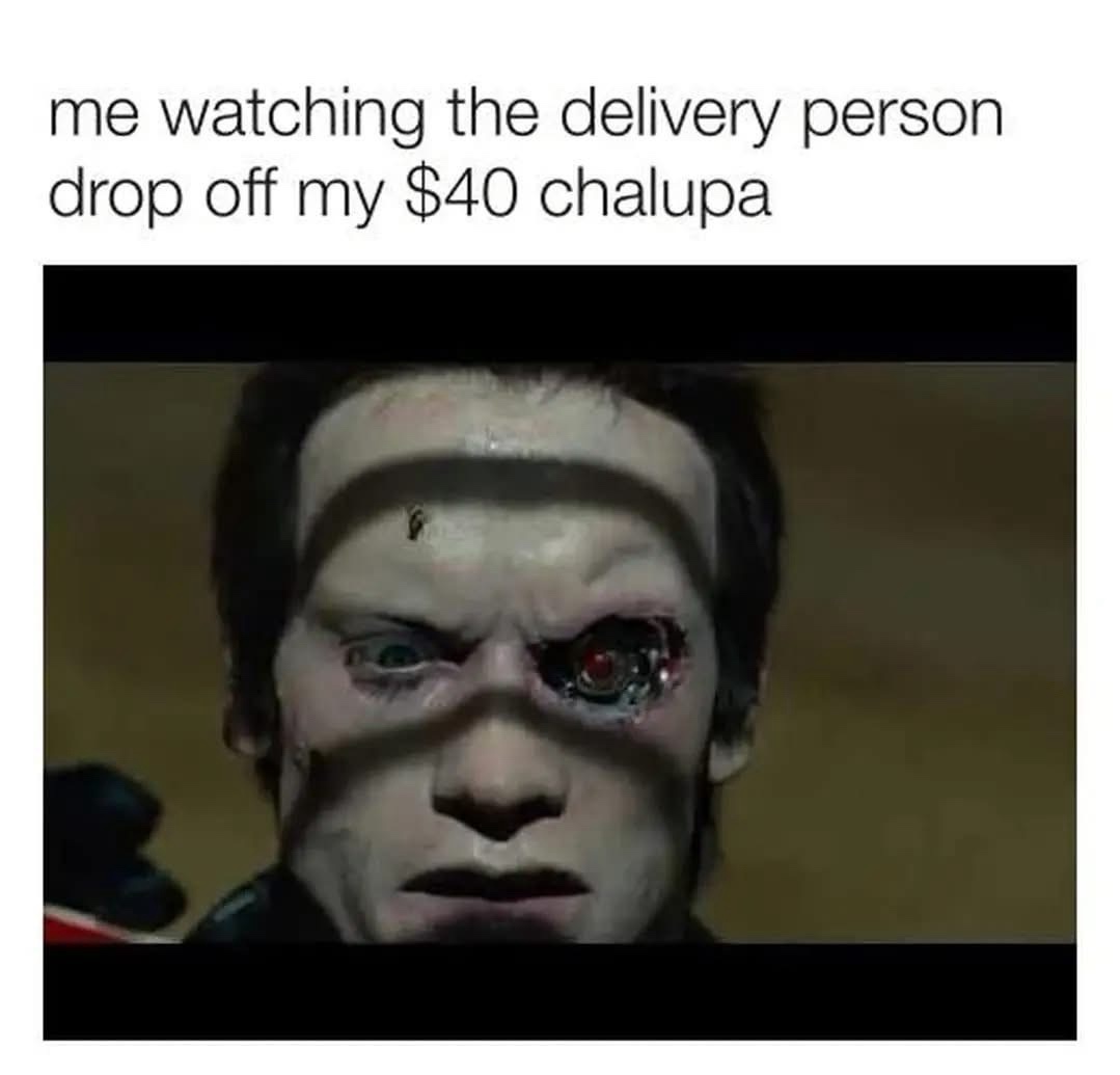 Watching the delivery