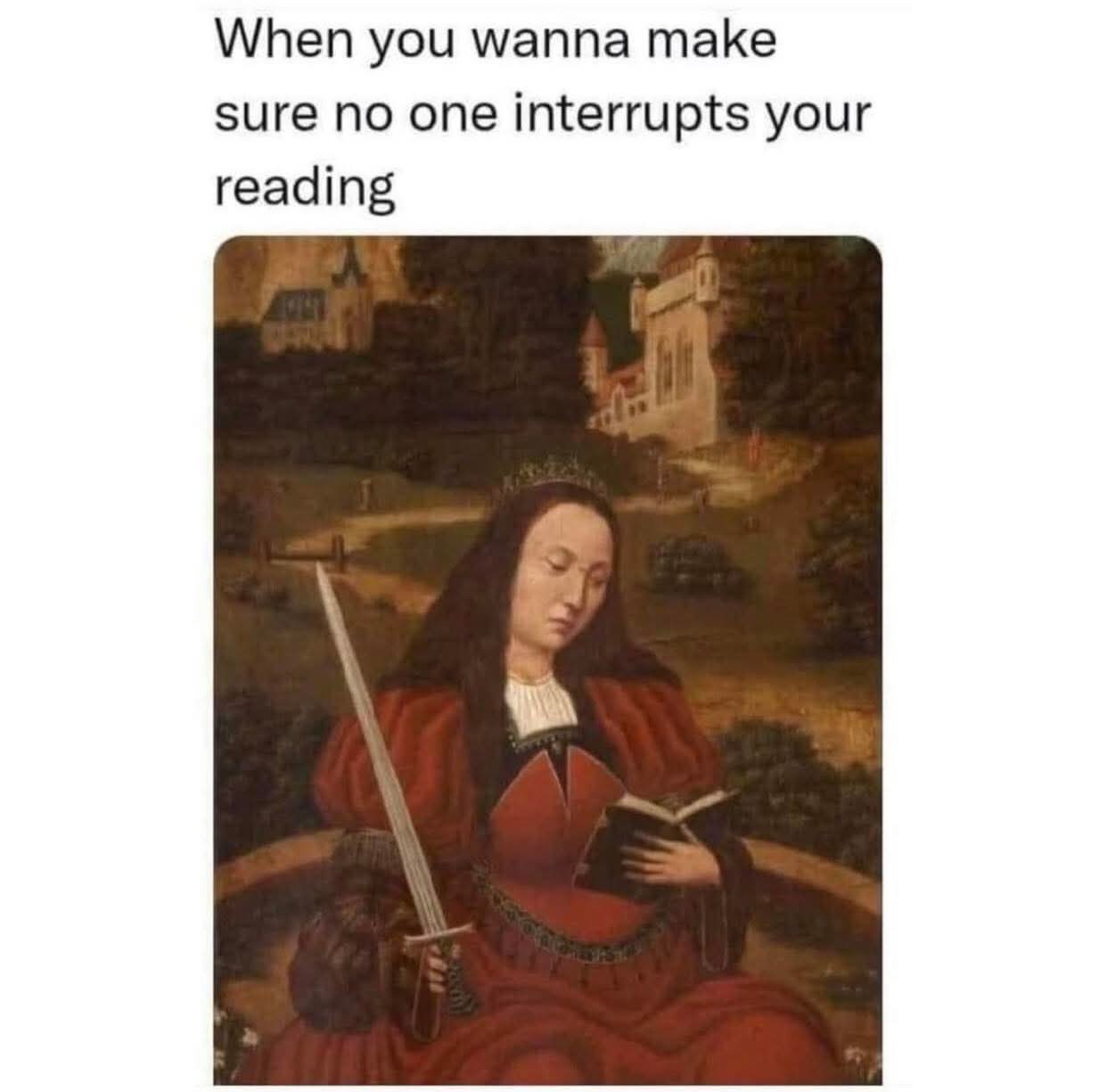 When you wanna make sure