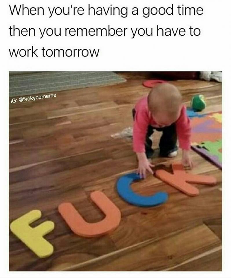 When your having a good time