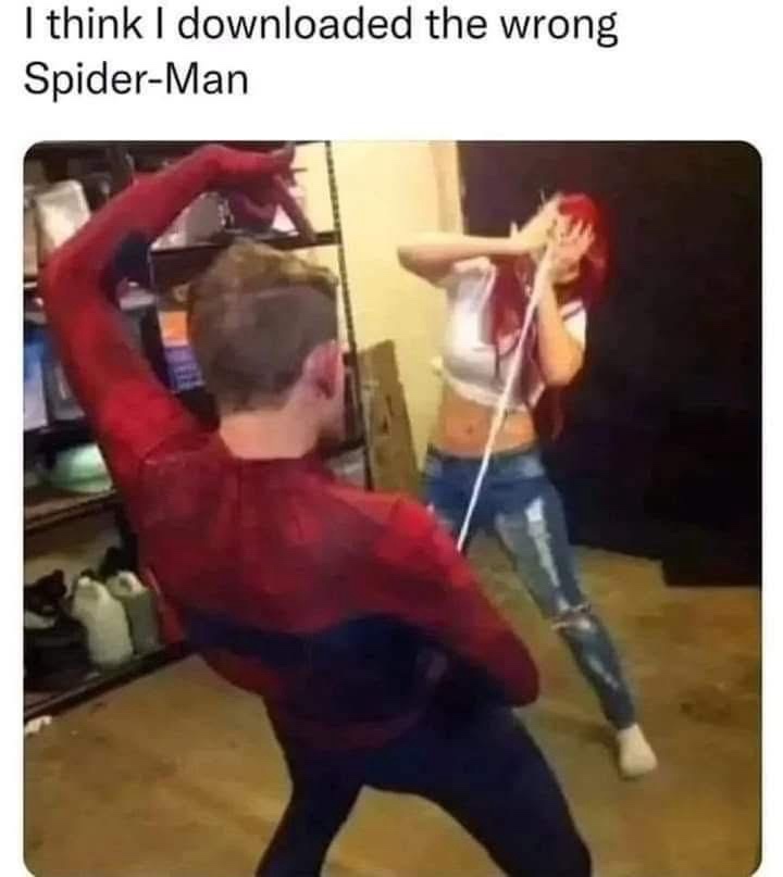 Wrong spiderman