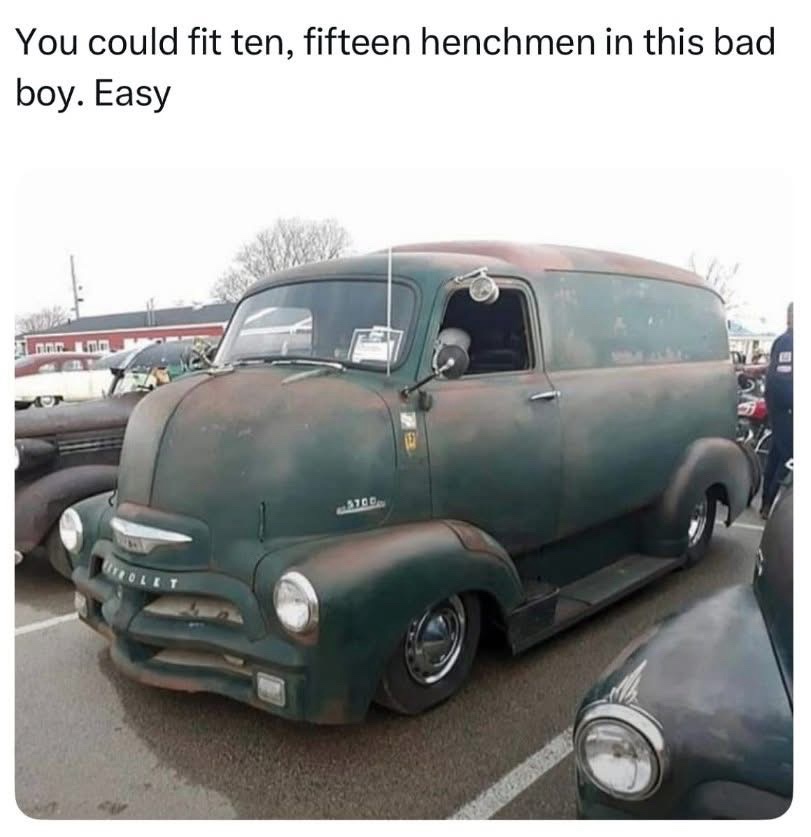 You could fit ten
