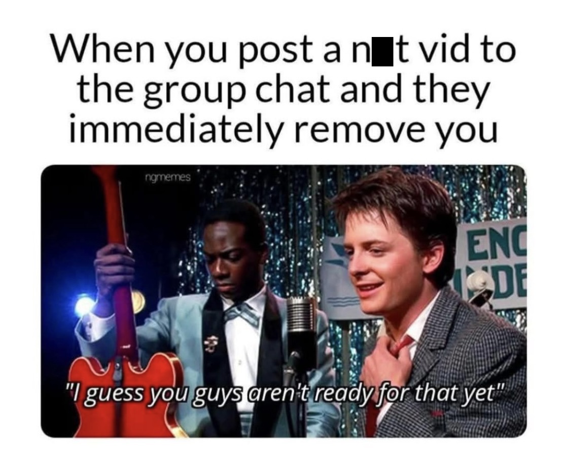 arent ready for this