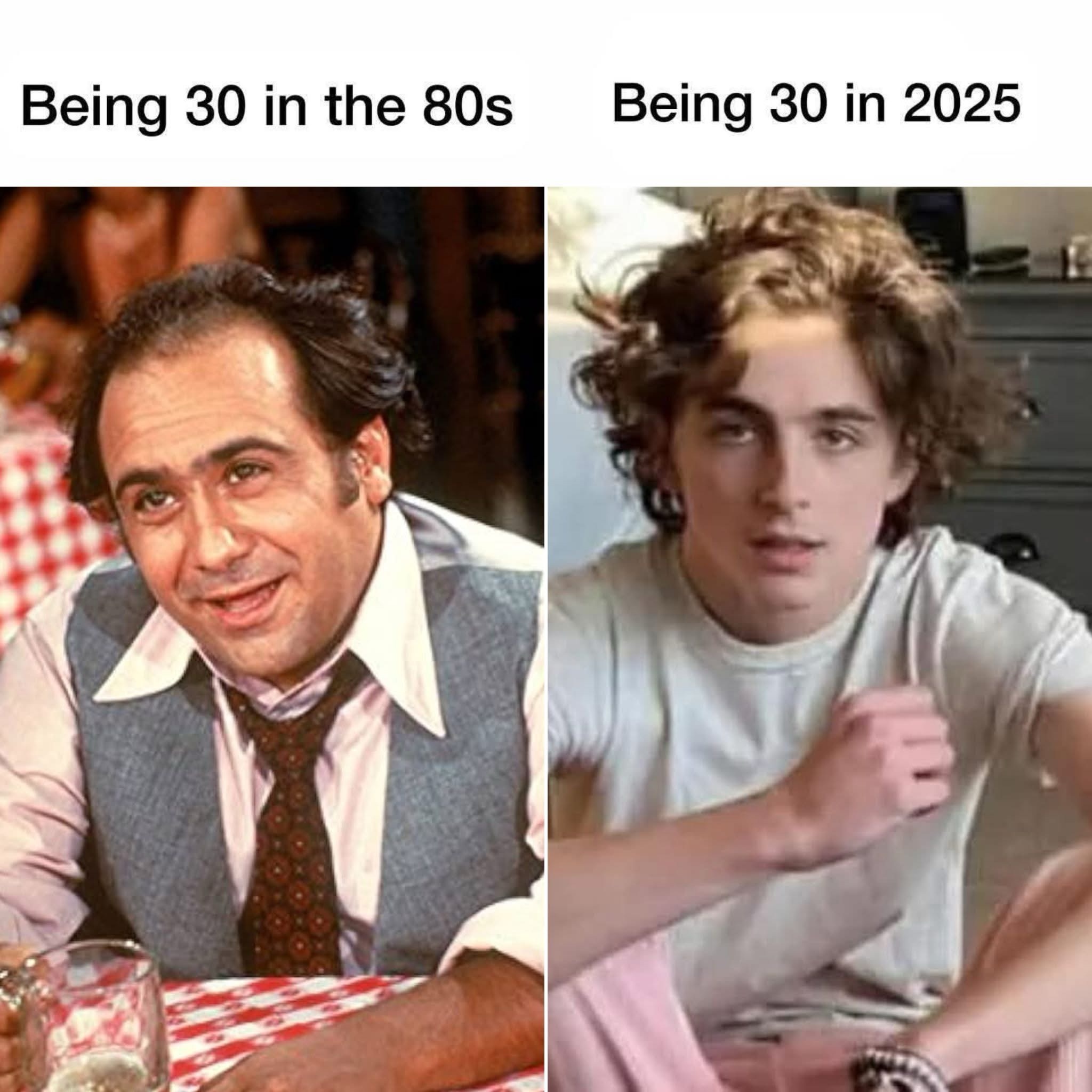 being 30 in 80s