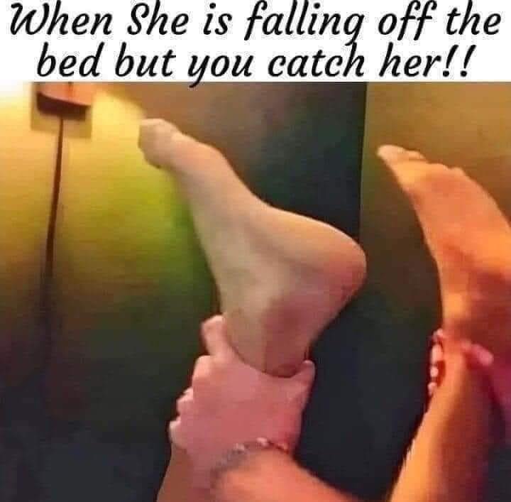 20 Memes That Are Pure…ly Inappropriate 7 falling off the bed