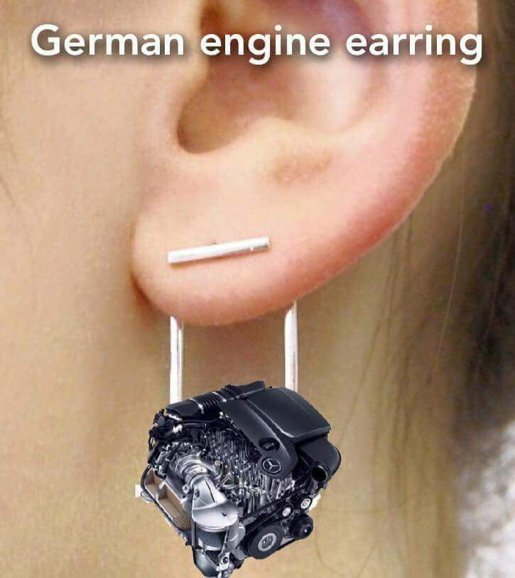35 Dank Funny Memes That Go Too Far and Not Far Enough at the Same Time 34 german engine earring