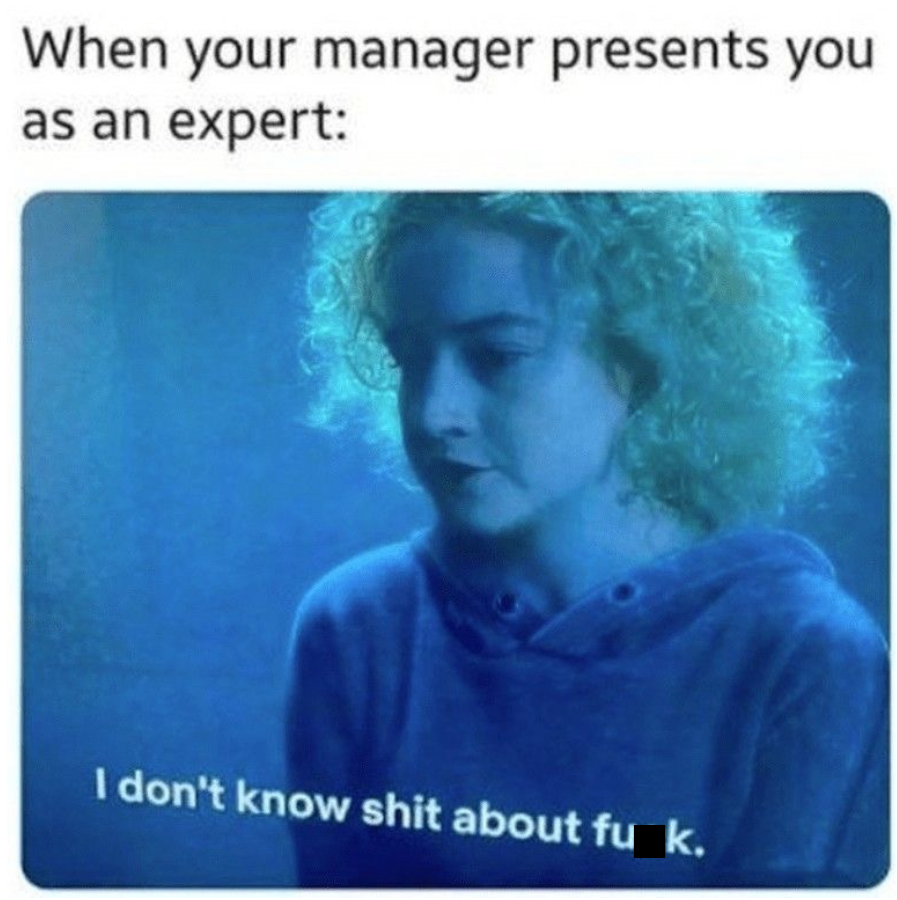 manager presents you